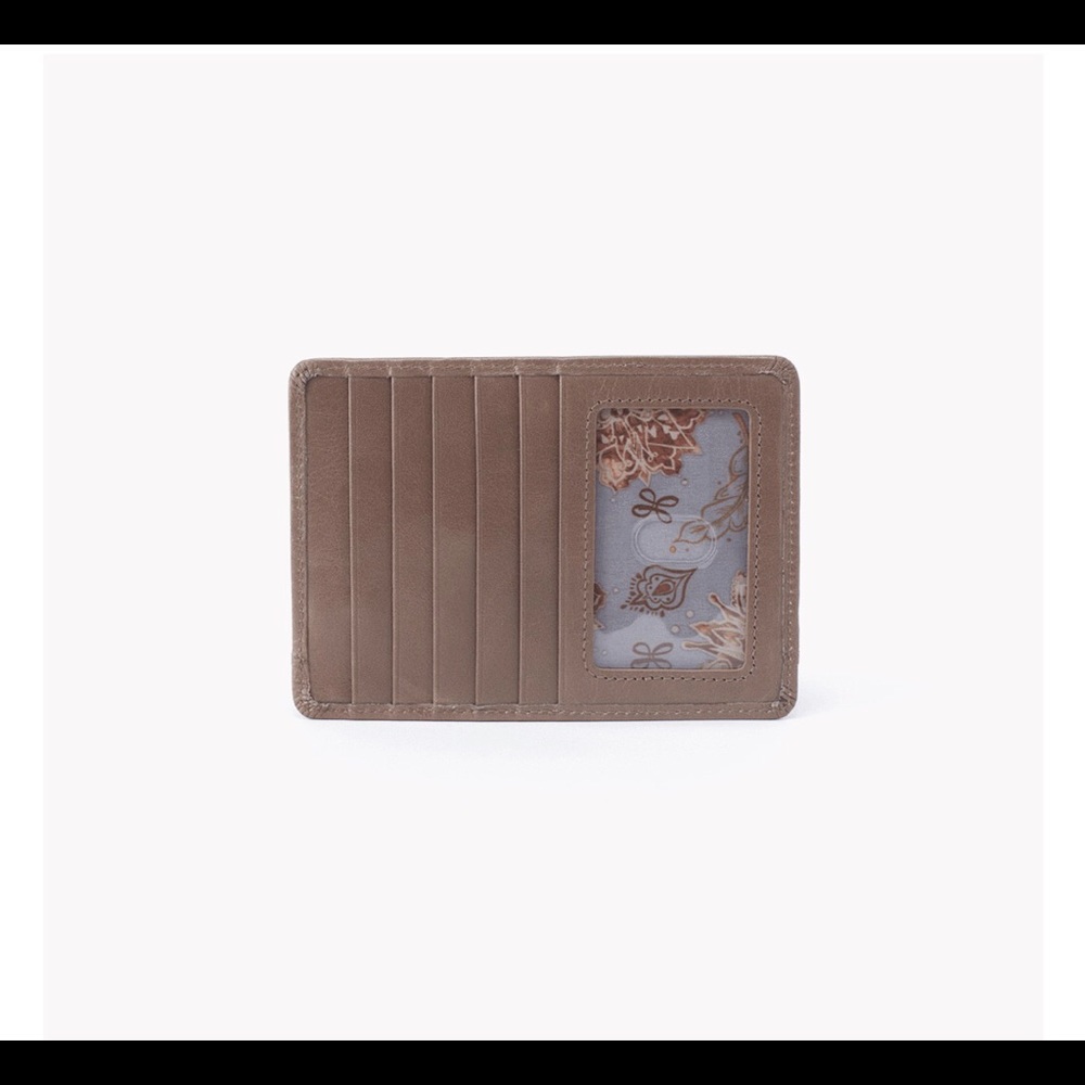 Euro slide credit card wallet with two pockets